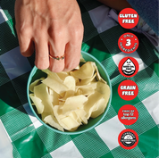 Reelie Serrano Lime Cassava Chips in bowl